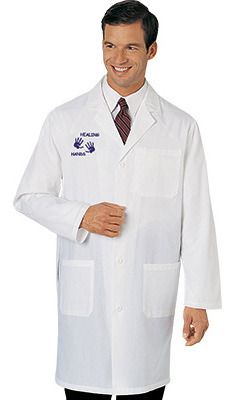 Jaleco Branco com Bordado